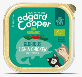 Organic Fish & Chicken - Cartoon