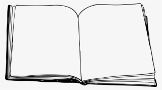 Book Notebook Paper Text Png Image - Black And White Book Png
