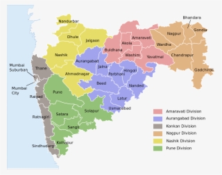 Maharashtra Map With District