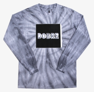 Unisex Box Logo Tie Dye Long Sleeve - Long-sleeved T-shirt