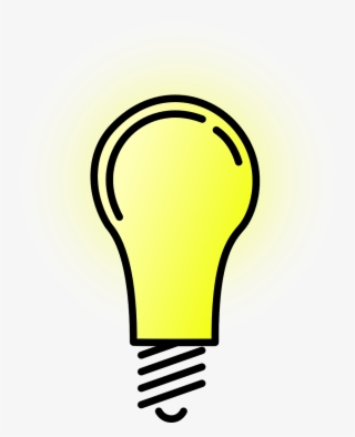 Lightbulb,electric Light,free Vector Graphics, - Light Bulb Transparent Background