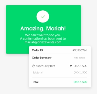 Event Registration Tool Made For Fast Check-out - Circle