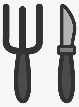 Badam Milk Shake, Recipe For Badam Milk, Badam Shake - Fork And Knife Cartoon Png