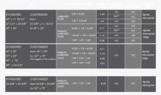 Triple Grazing Laminated Glass Table - 8 38 Laminated Glass