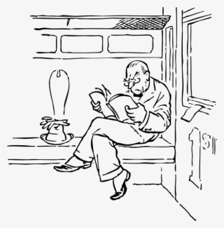 Man On A Train Png - Train Clip Art