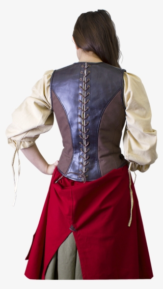 Leather Rogue Corset - Korsett Leder Mittelalter