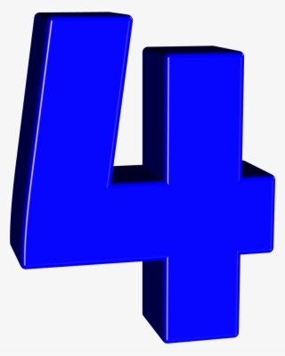 Number Digit Text Digital 3d Png Image - Красивые Цифры 4 Картинки
