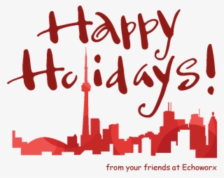 Happy Holidays From All Of Us @echoworx - Calligraphy