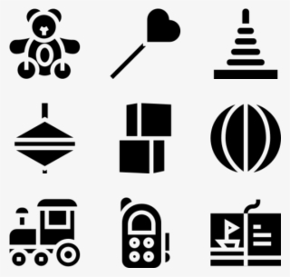 Baby And Toys - Movie Icons Png