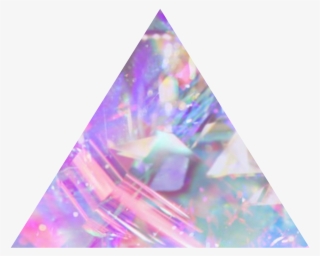Triangle Decorations Aestheticsticker - Aesthetic Holographic
