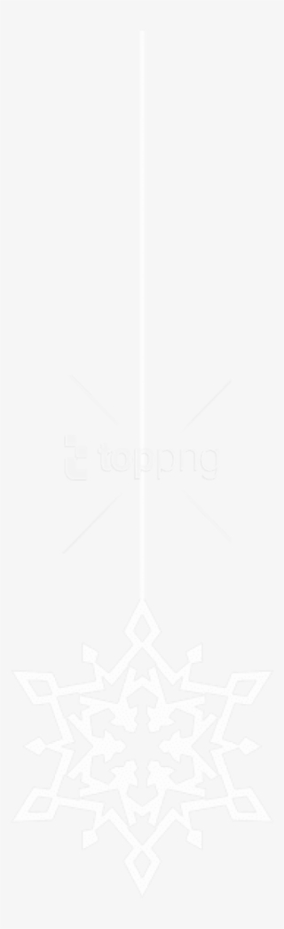 Free Png Hanging White Snowflake Png - Darkness