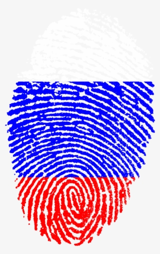 Russia Flag Fingerprint Country Png Image - Flag Fingerprints