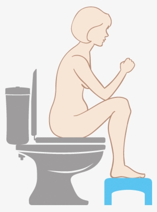 Correct Toilet Position For Pregnant Women With Constipation - Sitting