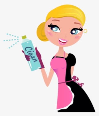 Pink Star Cleaning - Clip Art House Cleaning