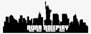 Auralogoforfivem 1000×560 - Silhouette New York Skyline Png