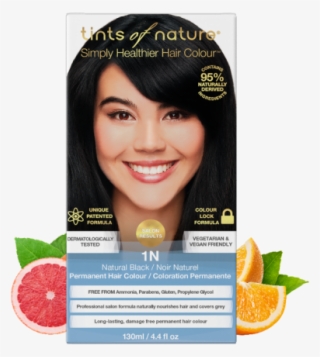 1n Black Permanent Hair Dye - Tints Of Nature 4n