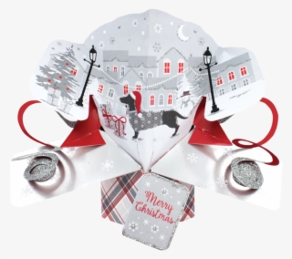 Second Nature Xmas Petite Pop Ups - Airplane