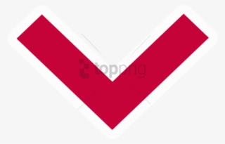 Free Png Red Down Arrow Icon - Triangle