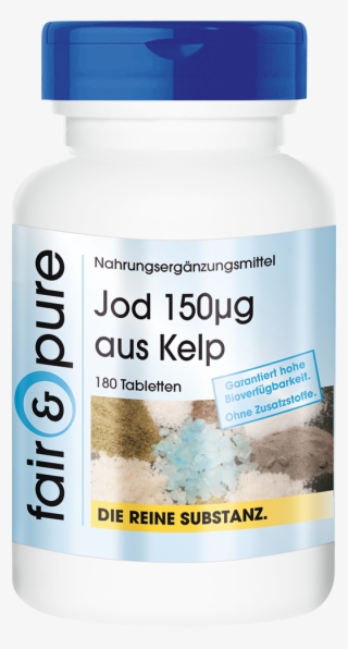 Iodine 150µg From The Brown Alga Kelp, 180 Tablets, - Capsule