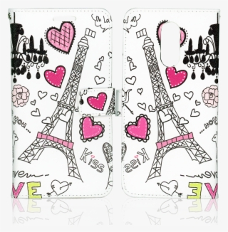 Lg Stylo 4 Professional Wallet Eiffel Tower - Paris Cute Design