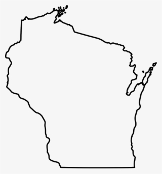 Wisconsin State Map Outline Png Image - Outline Of Wisconsin
