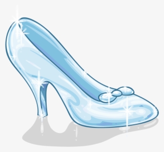 Cinderella Glass Slipper Clipart - Cinderella Glass Slipper Drawing