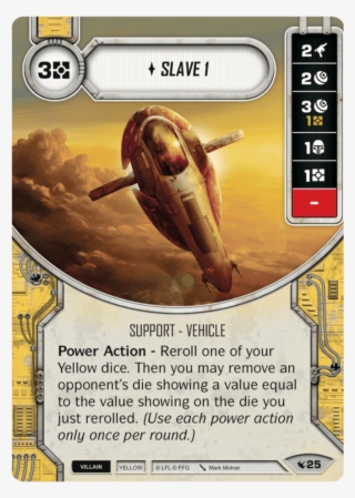 025-4 - Star Wars Destiny Boba Fett Starter Card List
