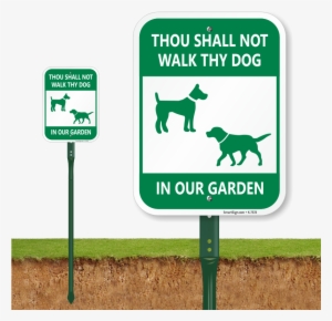 Lawnboss Sign & Stake Kit - No Walking Sign