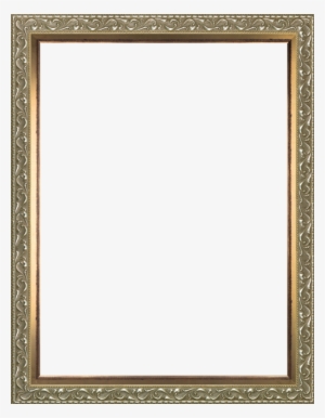 Rococo Silver And Burnished Gold Custom Stacked Frame - Gold And Silver Frame Png