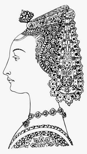 This Free Icons Png Design Of Lady With Ornate Headdress