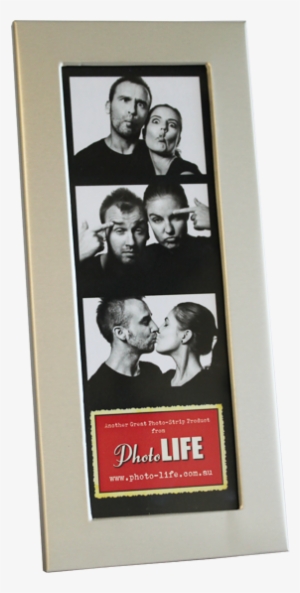 Silver Photo Strip Photo Booth Frame - Strip Frame