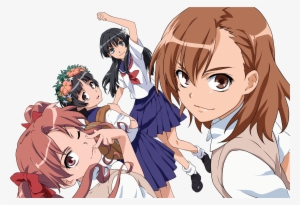 Download Png - Certain Scientific Railgun Cast