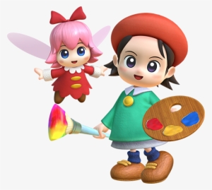 Adeleine And Ribbon - Adeleine Kirby Star Allies