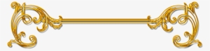 Grecas Doradas Png - Lineas Decorativas Doradas Png