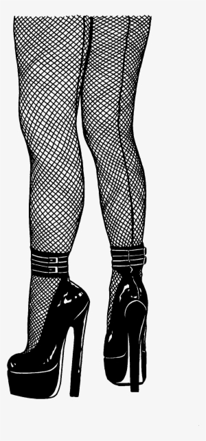 Image Of Fishnet Legs - Basic Pump