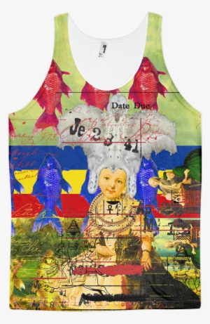 American Apparel White Flat Front Mockup Tanktop - Active Tank