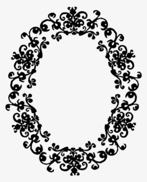 Marco Decorativo - Border Oval Png