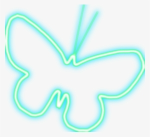 Luces De Neon Png - Mariposa De Luz Png