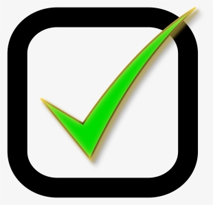 Checkbox, Check, Tick, Green, Okay, Checked, Selected - Green Tick In A Box