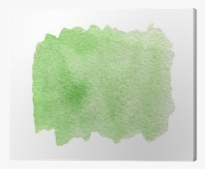 Green Watercolor Abstract Background Canvas Print • - Grass