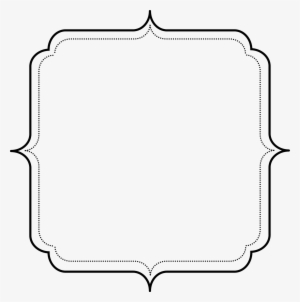Dot Clipart Line - Simple Border Frame Clipart