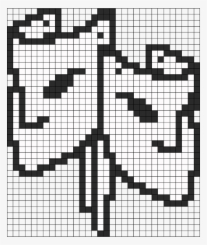 Theater Masks Perler Bead Pattern / Bead Sprite - Bead