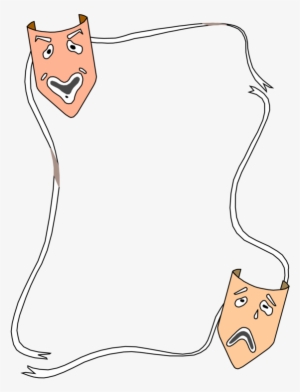 Theatre Actor Picture Frames Theater Mask - Marcos De Mascaras De Teatro