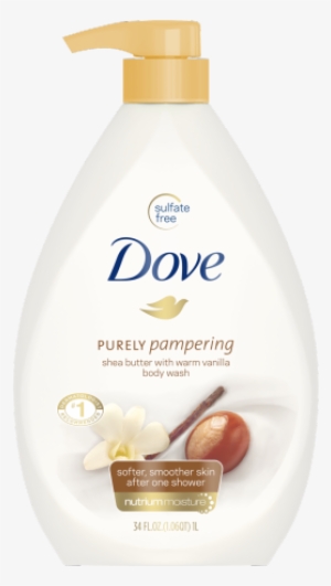 Dove Body Wash Pump Shea Butter With Warm Vanilla 34 - Dove Shea Butter And Warm Vanilla