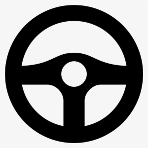 Driver Vector Steering Wheel - Steering Wheel Icon Transparent