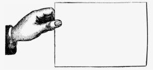 Medium Image - Gambar Tangan Memegang Kertas