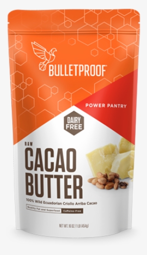 Cacao Butter Net Wt - Bullet Proof Cacao Butter 16 Oz