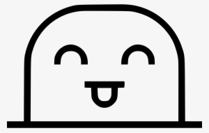 Mole Happy Face Toung Comments - Smiley