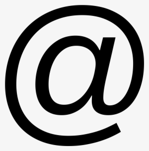 File At Sign Svg Wikimedia Commons - Arroba Png Transparente