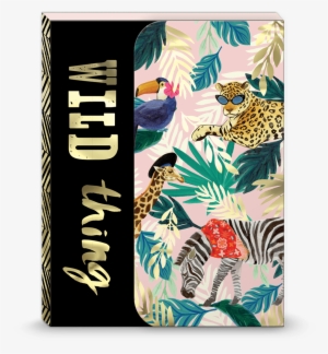 Wild Thing Jungle Portfolio Pocket Note Pad - Illustration